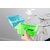 SBJS combo Fridge Organizer Drawer - 4 pcs Adjustable Fridge Storage Basket, and Plastic Sealing Food Clips