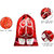 E-Retailer Set of 11 Piece Shoes Bag/Shoes Cover pouches  (Color:- Red, LxW:- 41x30 Cm)