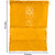 E-Retailer Set of 6 Piece Shoes Bag/Shoes Cover pouches  (Color:- Yellow, LxW:- 41x30 Cm)