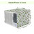 E-Retailer Dust and water proof PVC Window Ac Cover for 1.5 Ton Ac (Green)