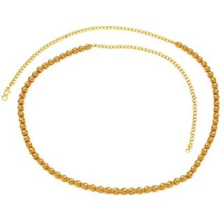 Designer CZ Golden Stone Waist Chain Belly Chain Kamar Band