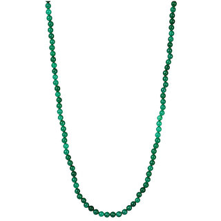 KESAR ZEMS Green Agate Stone Prayer Rosary Mala -8 MM 108+1 Beads Jaap Mala For Meditation (45 x 2 x 1 cm) Green.
