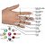 Emerald Ring Panna Stone Silver Ring Adjustable Certified Natural Astrological Gemstone for Women's and Men's 8.50 Ratti