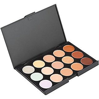 15 Shades Highlighter Contour Cream Concealer Palette