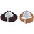CALYPTO Luxurious Black  White Dial Wrist Analog Watch for Boys Pack of 2