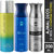 Ajmal 1 Distraction , 1 Blu And 1 Silver Shade Deodorants For Unisex Each 200Ml Pack Of 3+4 Parfum Testers Deodorant Spray  -  For Men & Women (600 Ml, Pack Of 3)