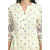 Cream Blue Flower Printed Kurti with Palazzo Set