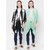 Get Wrapped Viscose Tie-Dye Kimono Shrug for Women - Combo Pack of 2