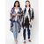 Get Wrapped Multicolour Viscose Tie-Dye & Polyester Printed Kimonos for Women -  Combo Pack of 2