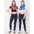 Get Wrapped Soft Silk Square Scarf For Women - Combo Pack of 2