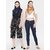 Get Wrapped Soft Silk Square Scarf For Women - Combo Pack of 2