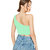 THE BLAZZE 1003 Women's Sleeveless Crop Tops Sexy Strappy Tees