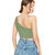 THE BLAZZE 1003 Women's Sleeveless Crop Tops Sexy Strappy Tees
