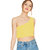 THE BLAZZE 1003 Women's Sleeveless Crop Tops Sexy Strappy Tees