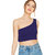 THE BLAZZE 1003 Women's Sleeveless Crop Tops Sexy Strappy Tees
