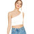 THE BLAZZE 1003 Women's Sleeveless Crop Tops Sexy Strappy Tees