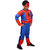 Kaku Fancy Dresses Superhero Costumes for Kids  Super Hero Fancy Dress for Kids - 3-4 Years, Red  Blue, for Boys