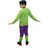 Kaku Fancy Dresses Superhero Costumes for Kids | Super Hero Fancy Dress for Kids - 3-4 Years, Green & Purple, for Boys