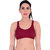 Empisto Branded Women's Maroon Colour Tennis Sports Sports Bra
