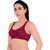 Empisto Branded Women's BabyPink and Maroon Colour Tennis Sports Bra (pack of 2)