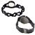 Katrodiya Black Analog Round Dial Couple Watch Pack Of 2