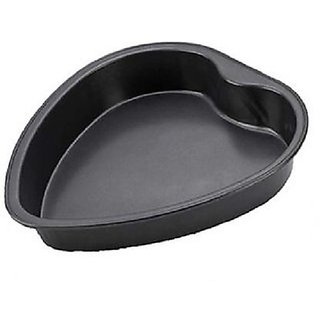 Heart Shape Cake Non-Stick Metal Tin Cake Mould (Pack of 1)