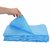RxShopy Blue Big Disposable Bed Sheets Double cot 63X90 (Pack of 5)