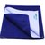 HomeStore-YEP Waterproof Baby Bed Protector Dry Sheet for New Born Babies, Size - Small 70cm X 50cm Color Dark Blue