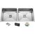 SILVERLINE Stainless Steel Grade 304 Double Bowl Kitchen Sink (45x20x10 Low Radius)