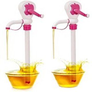 Multicolor Plastic Oil Stoppers  Pourers 1000 ml ( PACK OF 2 )