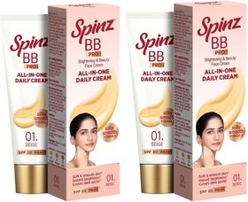 Spinz BB Fairness Cream - 15gm (Pack Of 2)