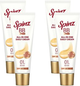 Spinz BB Fairness Cream - 15gm (Pack Of 4)