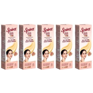 Spinz BB Fairness Cream - 15gm (Pack Of 5)