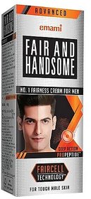 Emami FAIR AND HANDSOME Fairness Cream - Fair  Handsome, For Men, 30 g - Pack Of 4