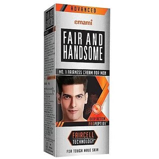 Emami FAIR AND HANDSOME Fairness Cream - Fair  Handsome, For Men, 30 g - Pack Of 3