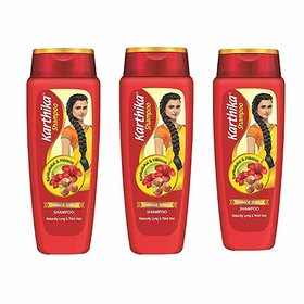 Karthika Damage Shield Shampoo, 80ml (Pack of 3)