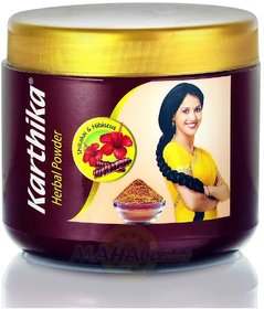 Karthika Herbal Powder Shikakai  Hibiscus, 180g