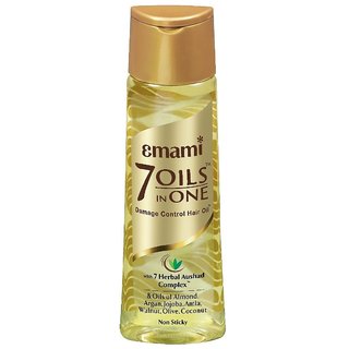 Emami 7 Oils in One Damage Control Hair Oil, 50ml - Pack Of 3