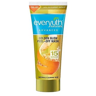 Everyuth Naturals Advanced Golden Glow Peel-off Mask, 30g - Pack Of 3