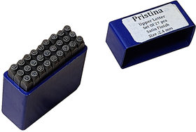 Scorpion Pristina Hardened Steel Alphabet Punch Set, Size2.4mm (Carbon Steel)