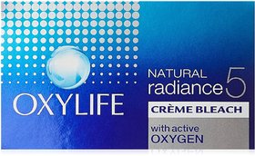 Oxylife Natural Radiance 5 Creme Bleach- With Active Oxygen-27 g