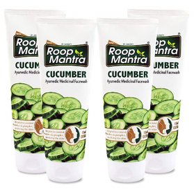 Roop Mantra Cucumber Face Wash 50ml, Pack of 4
