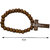 Unique Black/Brown Wooden Beads  Jesus Christ Cross Bracelet For Men  Women (Free Size)