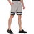 Leebonee Men's Sports Dri Fit Striped Shorts with Four Way Lycra