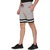 Leebonee Men's Signature Dri Fit Striped Shorts with Four Way Lycra