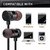 Innotek Wireless Magnet Bluetooth Earphone with Mic, Sports Wireless Bluetooth Headphone with Microphone