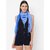 Get Wrapped Silk Square Blue Scarves In Shaded Colors