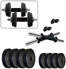 Scorpion DUMBBELL SET home gym PVC 16kg Dumbbell Set  (3kgx2  5kgx2)