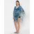 Get Wrapped Polyester Printed Multicolor Beach Cover-Up Dress With Border Print - Combo Pack of 2