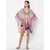 Get Wrapped Polyester Printed Multicolor Beach Cover-Up Dress With Border Print - Combo Pack of 2